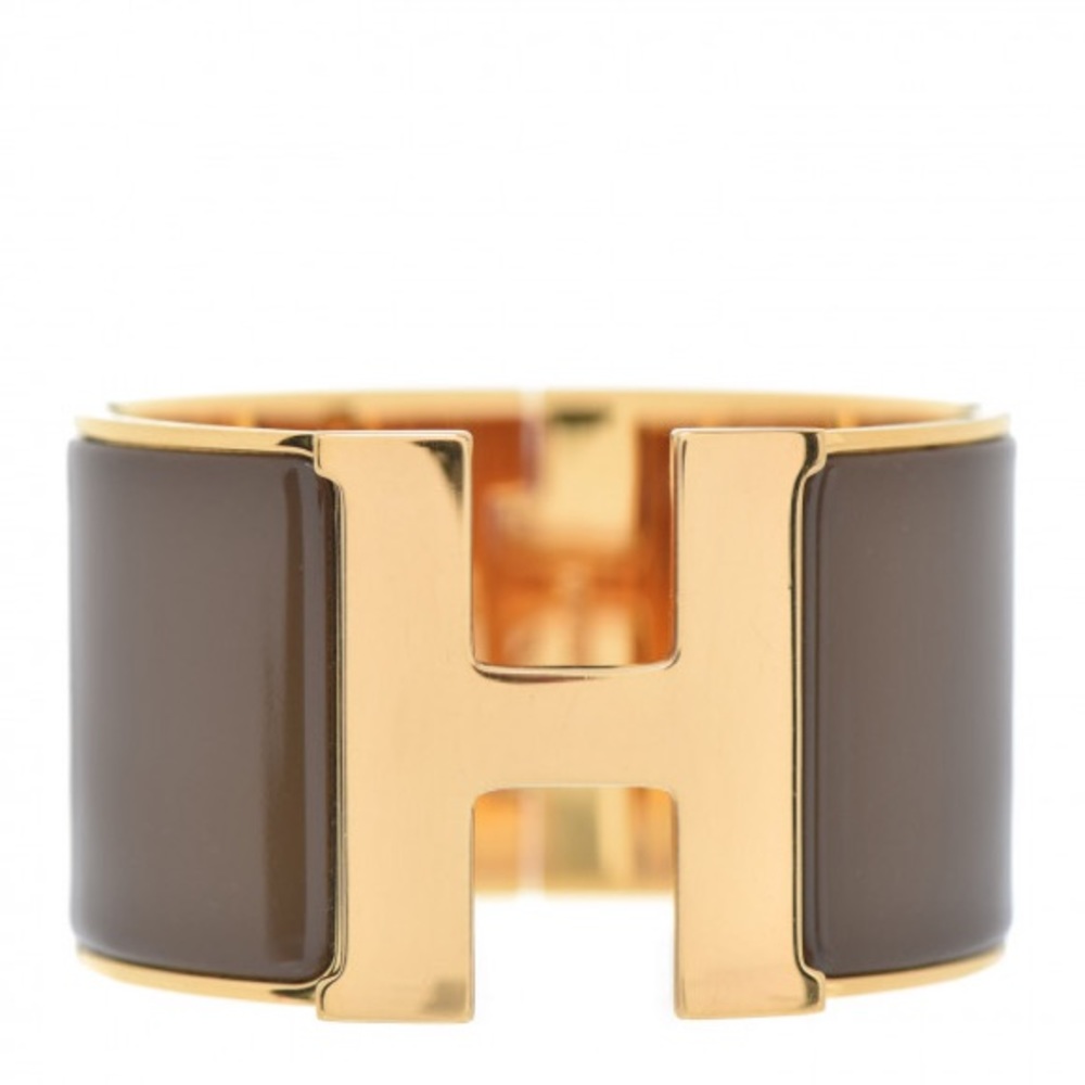 Hermes Extra Wide Clic Clac Chocolate